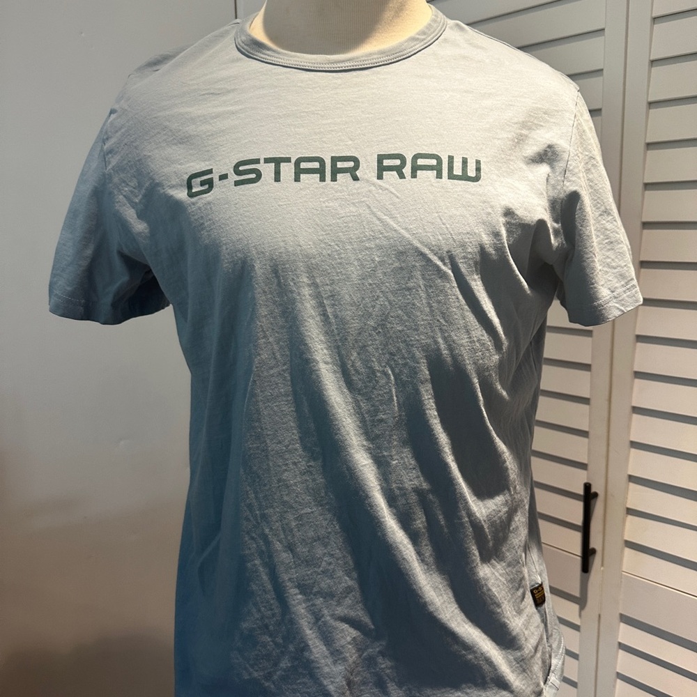 G-Star Raw Men's Light Blue Tee